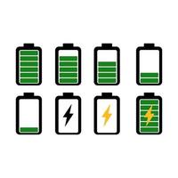 illustration de batterie pour logo ou icône vecteur