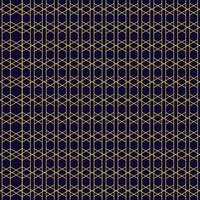 lignes de polygone de motif géométrique abstrait, losanges un fond vectorielle continue. texture noir et or vecteur