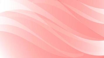 illustration vectorielle fond de vague brillante rose clair, style de courbe de soie motif dégradé rose abstrait vecteur
