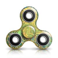 vecteur de jouet spinner main fidget