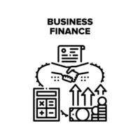 illustration de couleur de concept de vecteur de finance d'entreprise