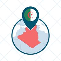 Vecteurs emblématiques de l'Algérie vecteur