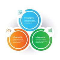 conception d'étapes d'infographie d'entreprise vecteur