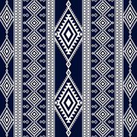 motif traditionnel géométrique ethnique oriental harmonieux pour le fond, tapis, papier peint, vêtements, emballage, batik, tissu, image vectorielle, illustration, style de broderie. vecteur