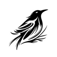 logo d'oiseau en flèche magnifiquement conçu. bon pour les tirages. vecteur