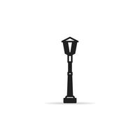 lampe de rue icône illustration vectorielle vecteur