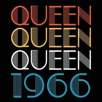 la reine est née en 1966 vecteur de sublimation anniversaire vintage