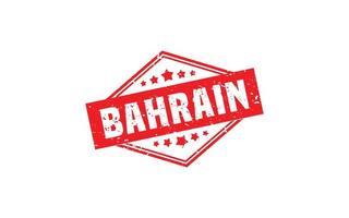 Caoutchouc de timbre de Bahreïn avec style grunge sur fond blanc vecteur