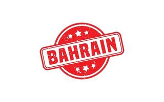 Caoutchouc de timbre de Bahreïn avec style grunge sur fond blanc vecteur