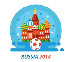 Coupe du monde Russie 2018 Vector