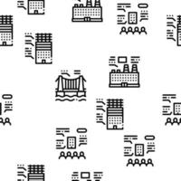 vecteur de modèle sans couture d'informations de construction bim