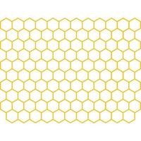 conception d'illustration en nid d'abeille vecteur