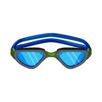 lunettes de plongée piscine illustration vectorielle de dessin animé vecteur