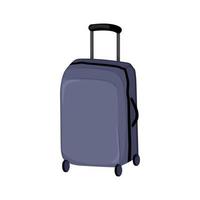 sac à bagages de vacances illustration vectorielle de dessin animé vecteur
