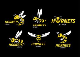 Hornet Logos vecteur libre