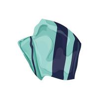 mouchoir en tissu serviette couleur icône illustration vectorielle vecteur