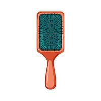 beauté brosse à cheveux dessin animé illustration vectorielle vecteur