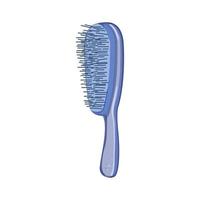 brosse à cheveux équipement illustration vectorielle de dessin animé vecteur