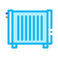 icône de vecteur d'équipement de chauffage de radiateur d'eau domestique