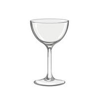 verres à cocktail de fête illustration vectorielle de dessin animé vecteur