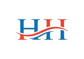hh logo lié pour l'entreprise et l'identité de l'entreprise. lettre créative hh logo vecteur