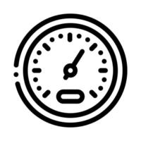 illustration vectorielle de l'icône de l'indicateur de vitesse de l'athlète vecteur
