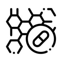 effet des médicaments sur les suppléments corporels icône illustration vectorielle vecteur