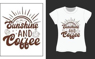 conception de t-shirt svg café. conception de fichiers de coupe svg café. conception de t-shirt de café. vecteur