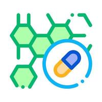 effet des médicaments sur les suppléments corporels icône illustration vectorielle vecteur