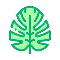 plante feuille icône vecteur contour symbole illustration