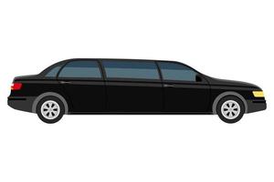 transport pour le transport de marchandises ou de passagers icône plate illustration vectorielle isolée sur fond blanc vecteur