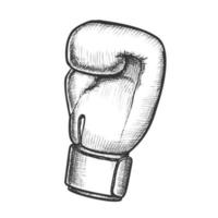 gant de boxe protéger les vêtements sportifs vecteur rétro
