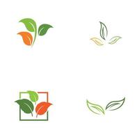 création de logo vectoriel feuille d'arbre, concept écologique