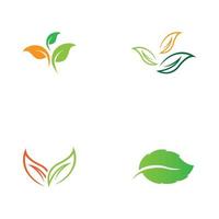 création de logo vectoriel feuille d'arbre, concept écologique