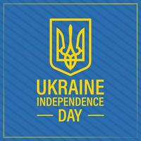 fête de l'indépendance en ukraine. vacances en ukraine est le 24 août. arrière-plan, affiche, carte, bannière illustration vectorielle vecteur