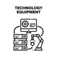 concept de vecteur d'équipement numérique de technologie