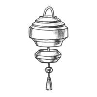 lanterne décorative nouvel an élément vecteur rétro