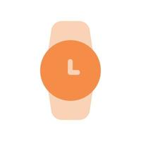 icône smartwatch solide deux tons vecteur