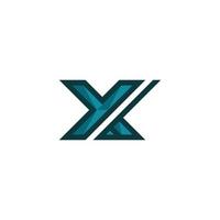 modèle de conception d'icône de logo lettre x ou xy vecteur