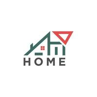 modèle de logo vectoriel maison pour l'immobilier