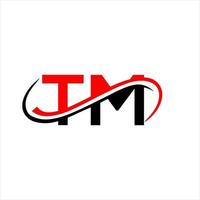 création de logo de lettre initiale tm. création de logo tm pour le modèle vectoriel de société financière, de développement, d'investissement, d'immobilier et de gestion