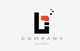 icône du logo de la lettre de l'alphabet b en pointillé. conception de modèle de points pour une entreprise ou une entreprise vecteur