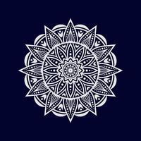 fleur mandala fond conception illustration vectorielle vecteur