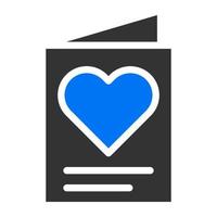 papier solide bleu gris saint valentin illustration vecteur et logo icône nouvel an icône parfaite.