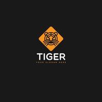 vecteur de logo de tigre