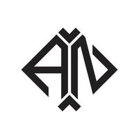 une conception de logo de lettre. une initiale créative une conception de logo de lettre. un concept créatif de logo de lettre initiales. vecteur