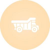 icône de vecteur de camion à benne basculante