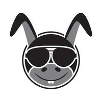vecteur de logo de lapin