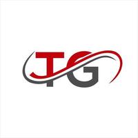 création de logo lettre initiale tg. création de logo tg pour le modèle vectoriel de société financière, de développement, d'investissement, d'immobilier et de gestion