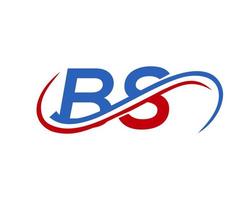 création de logo lettre bs pour le modèle vectoriel de société financière, de développement, d'investissement, d'immobilier et de gestion